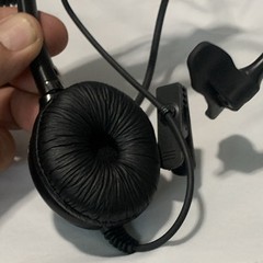OvisLink 1100 Series Black Single Ear-Hook Headset Boom Mic RJ11