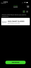 Razer Anzu Small Bluetooth Smart Glasses Built in Mic & Speakers