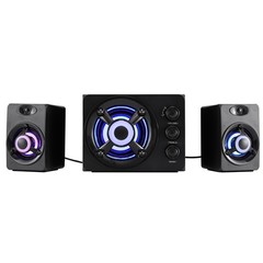 2.1 Channel Desktop Speakers RGB USB 3.5mm AUX for PC Laptop Gaming Bass Control