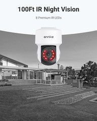 AHD 1080P Home Security Camera with 100ft IR Night Vision & Wide Compatibility