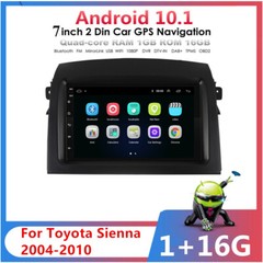 7” For Android 10.1 Quad-core Car Stereo Radio GPS WIFI For Toyota Sienna 04-10
