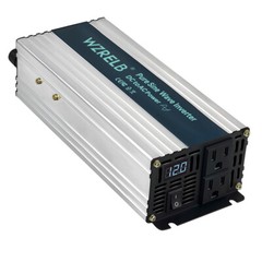 1200W Pure Sine Wave Inverter Power Converter 12V to 120V Truck Camp Car RV Home