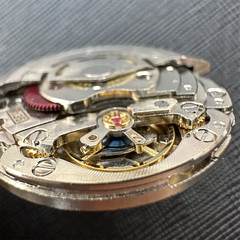 1PC Automatic Mechanical 3135 Movement VR3135 Blue Oil Silk Water Ghost Movement