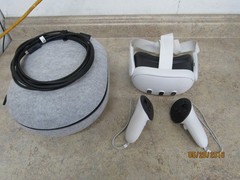 Meta Quest 3 128GB with Case, Standalone All-in-One VR Headset S3A