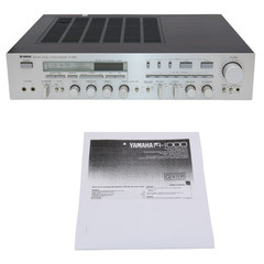 Yamaha R-1000 Stereo Receiver Digital Synthesizer Tuner Tested Working