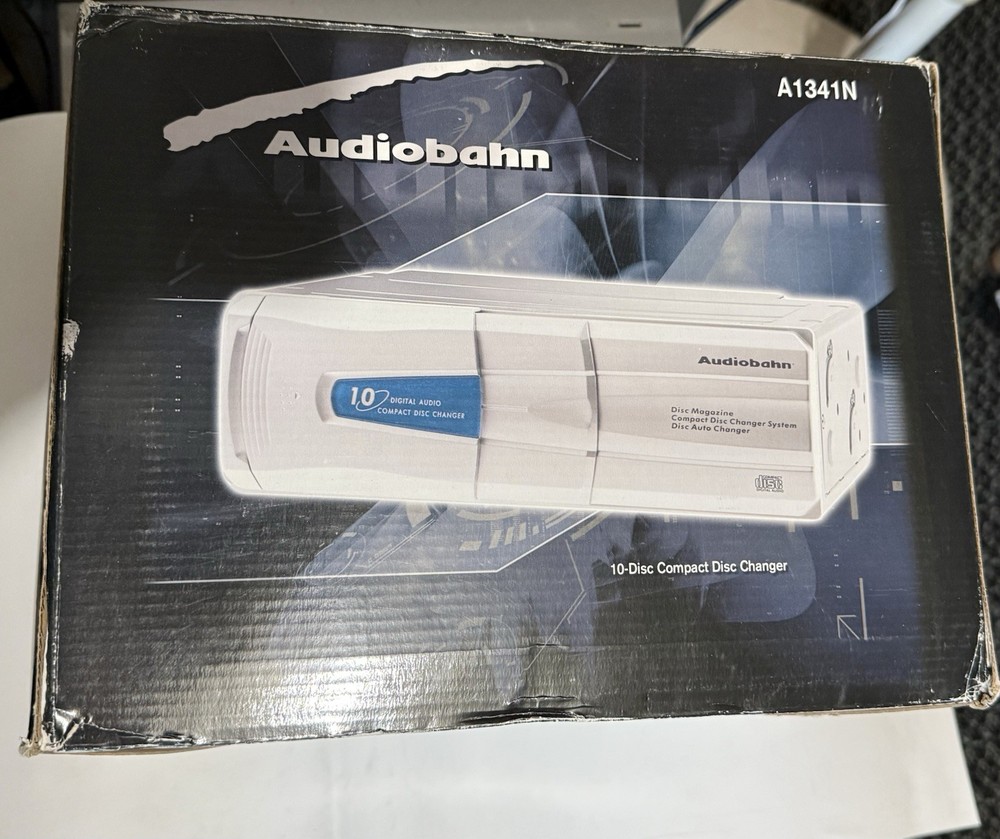 Audiobahn A1341N CD Changer Player CIB with Manual and Original Box