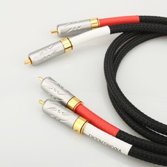 Viborg 4N Multiple Oxyacid Pure Copper RCA Hifi Audio Interconnect Cable Line