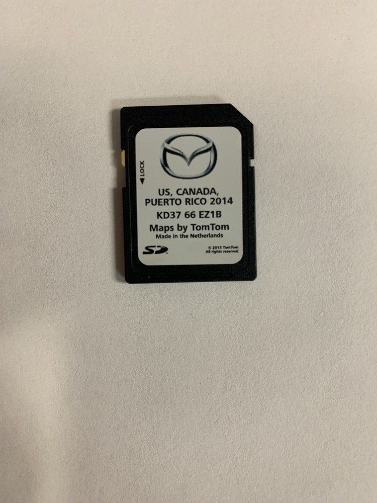 Mazda CX-9 2013 2014 2015 Factory NAV Navigation Map SD Memory Card KD3766EZ1