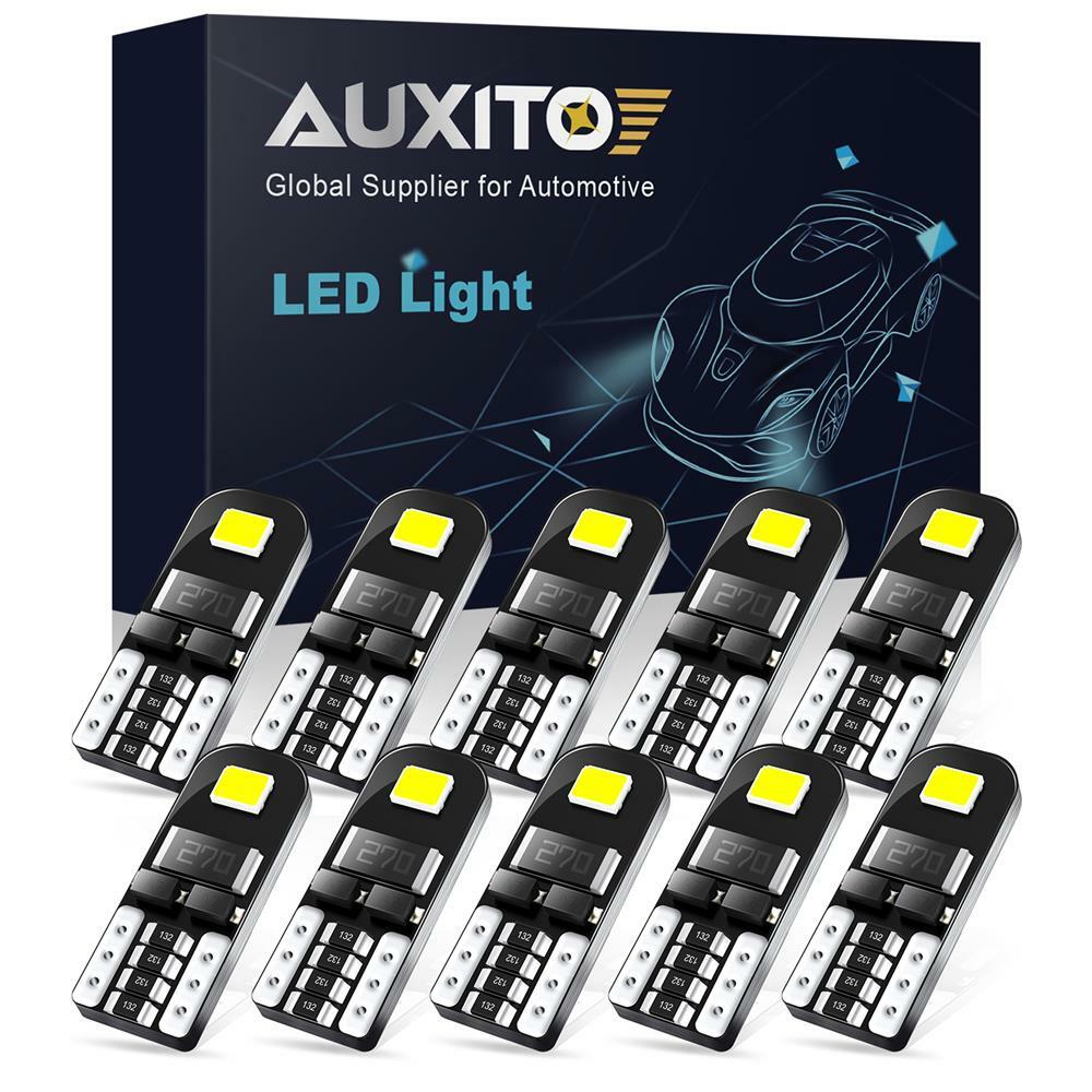 10X CANBUS 6000K Xenon White T10 168 194 Interior/License Plate LED Light Bulb