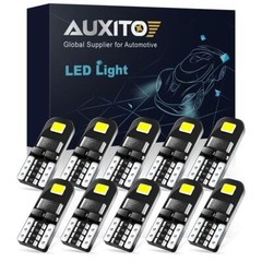 10X CANBUS 6000K Xenon White T10 168 194 Interior/License Plate LED Light Bulb