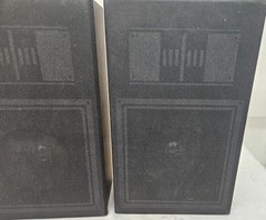 Vintage ROC 683-1744 Bookshelf Speakers Pair w RCA Wire AWESOME LOOK