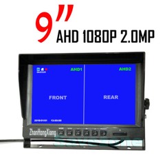 9″ IPS DVR LCD Monitor + 8 IR LED 1080P Backup Rear View Camera RV Camper 5m/15m