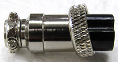 Vanco CBC5X CB Radio Microphone 5 Pin Female Panel Jack Replacement Chrome Kit