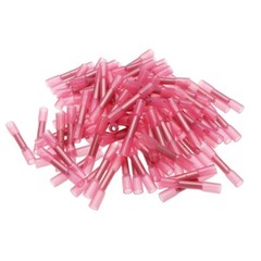 1000PCS Heat Shrink Waterproof Wire Connectors Red 22-16 AWG Butt Seal Terminals