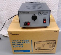 Radio Shack 22-506 12VDC 13.8VDC 10Amp Linear Power Supply NEW IN BOX w/ manual