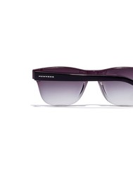 Hawkers Idle – Polarized Rectangular Sunglasses – Unisex Adults Grey · Black