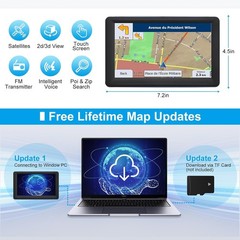 Garmin Car Truck GPS Navigation 7 Inch Touch Screen 2026 Maps Spoken Direction