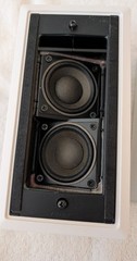 Bose Adapt iQ In-Wall Speaker II 1.0 Channel Wired White Rectangular 8 Ohm