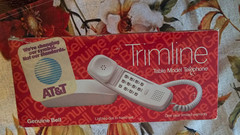 Vintage Western Electric Bell Trimline Touch Tone Telephone Phone New – orange