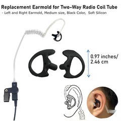 1/2 Set 3.5mm Listen Only Acoustic Tube Police Headset Earpiece For Motorola NEW