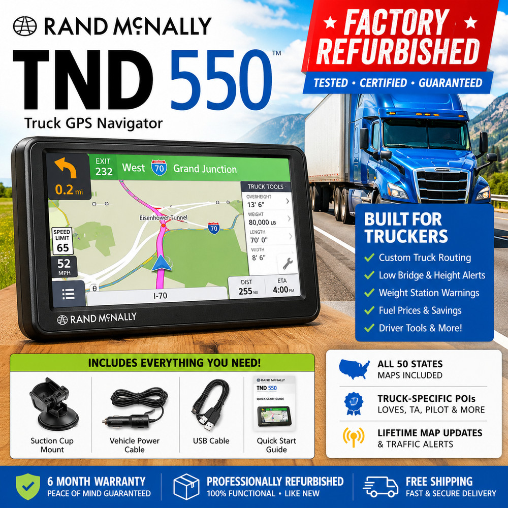 Rand McNally TND 550 Truck GPS