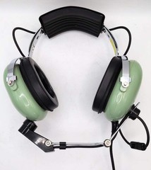 David Clark H3330 P/N 12508G-02 Aviation Headset w/ Microphone M-1/DC