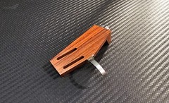 Custom-Made Headshell for Lenco L75 made of Rosewood by Stanley-Engineering