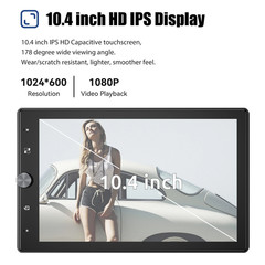 1 DIN DVD CD Car Stereo Radio MP3 Player Bluetooth FM USB AM AUX In-dash RDS