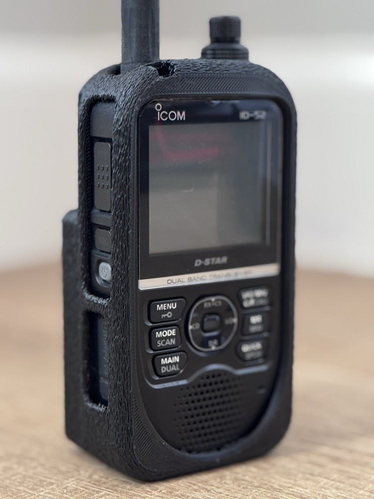 ICOM ID-52 Soft Case for BP-307, Matte Black Textured compare to SJ-1 and LC-193