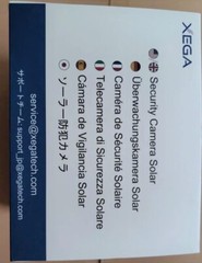 Xega Wireless 4G LTE Cellular Security Camera Solar with SIM Card & 2 Way Talk