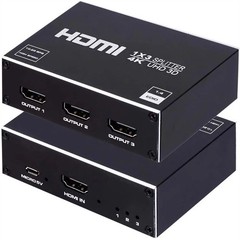 1X3 HDMI Splitter 1 in 3 out HD 2160P 4K 2K@30Hz 4 Port Box Hub Adapater DC 5V