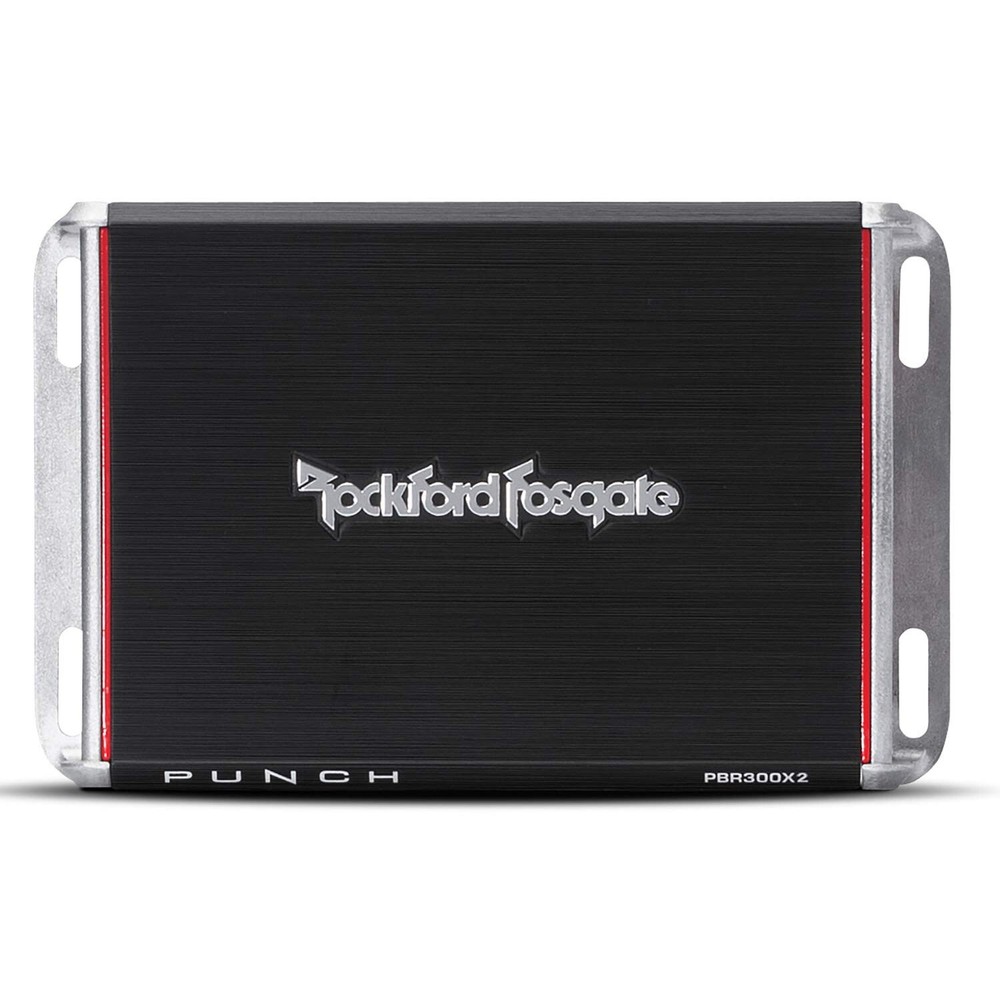 Rockford Fosgate Punch PBR300X2 300W 2-Channel Compact UTV Motorcycle Amplifier