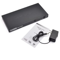 8 Port HDMI Splitter 1 in 8 Output 1 to 8 Video Splitter Ultra 4K 3D 1080P Hub
