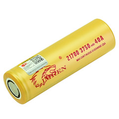 2-Pack IMRN 21mm x70mm Cylindrical Rechargeable Battery 3750mAh CDR 25A /MCD 40A