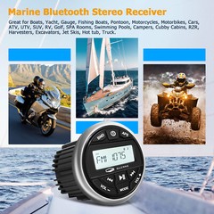 6.5 inch 240W Marine Speakers System Waterproof w/Audio Stereo Radio + Antenna