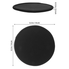 5.5in Sound Isolation & Shock Absorbing Round Speaker Pad, Anti Slip Silicone