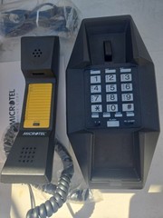 Microtel Gina corded Telephone Black Original Box Backlit Push Button Keypad