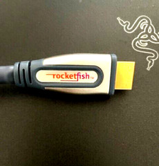 Rocketfish 24k Gold Plated High Speed HDMI Cable 4 ft