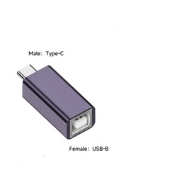 USB B Female to Type C 2.0 Adapter USB-B Micro Mini USB Male Converter Connector