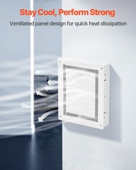 VEVOR Structured Media Enclosure 17 in Recessed in-Wall TV Media Box with Cover