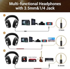 OneOdio Studio Pro 10 Hi-Res Audio DJ Headphones New!!!