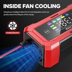 12V 24V 8A Car Battery Charger Smart Automatic Pulse Repair Starter AGM/GEL NEW