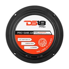 DS18 PRO-GM6.4B 6.5″ Car Speaker – Midrange With Bullet 480W Max, 4 Ohms