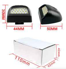 00-06 Tahoe Yukon XL LED License Plate Light Lamp Pair White