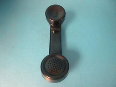 NEW BLACK CETIS PUSH-BUTTON WALL TELEPHONE PHONE HAC AEGIS 2554W WITH GRAY CORD