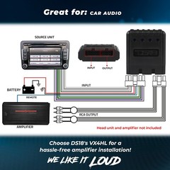 4 Channel High to Low Level Converter with Auto Turn-On and Speaker Emulator