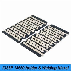 DIY 48V 13S6P 18650 Battery Pack Box with 13S 30A BMS + Holder & Nickel Assembly