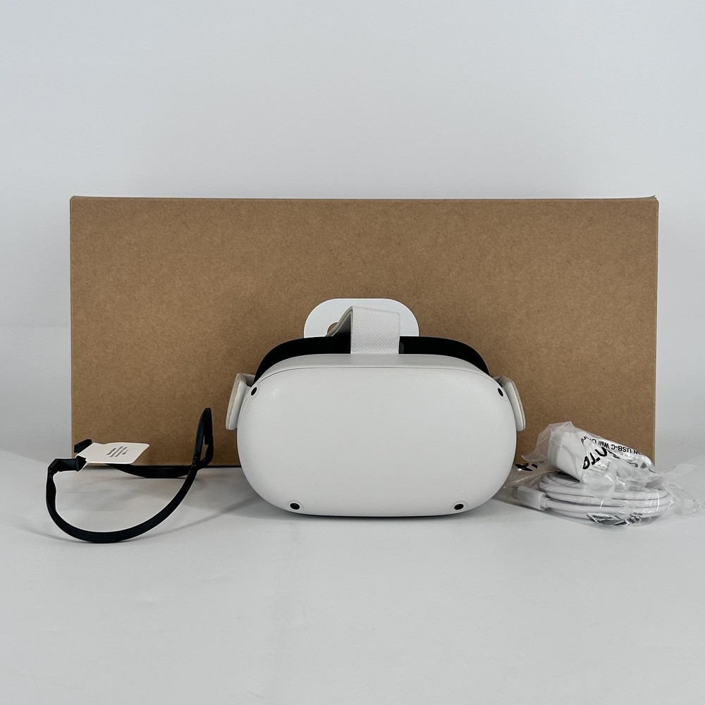 Meta Quest 2 VR Headset 256GB w/ Charger/Regular Strap/Face Cover – Fair