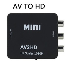 RCA to HDMI Converter Adapter AV 1080P For TV Audio Video Composite CVBS AV2HDMI