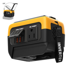 240W Pure Sine Wave Power Inverter for DeWALT 20V Battery PD 140W USB-C AC Outle